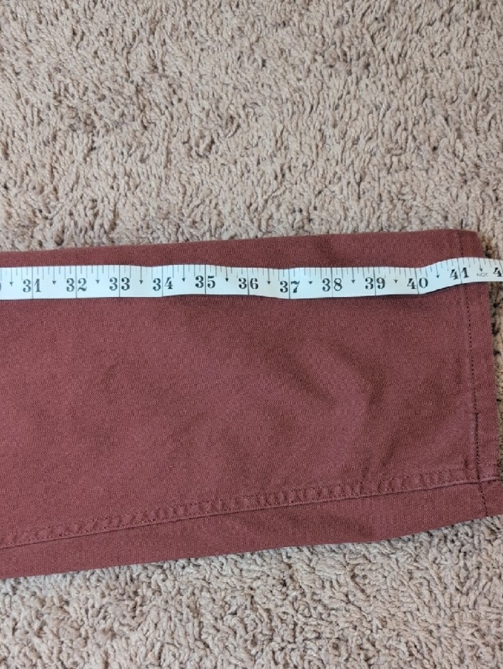 Men's Dusty Rose Casual Pants - Picture 8 of 11